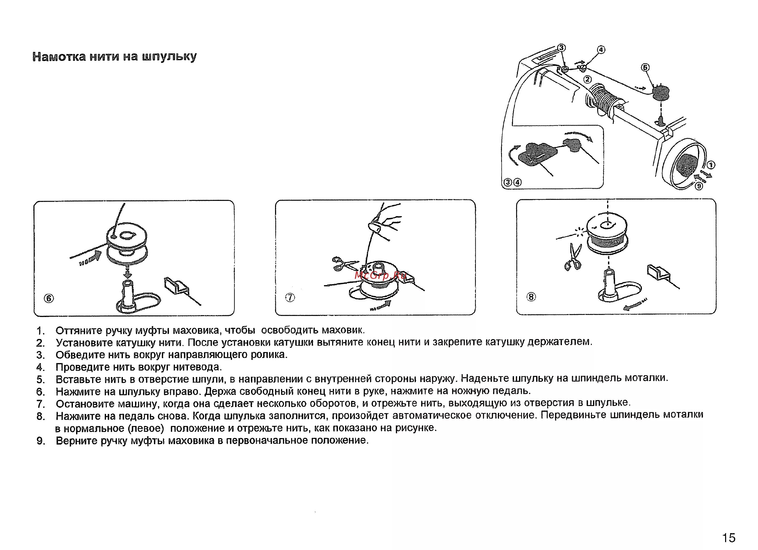 Janome w23u схема. Схема намотки нити на шпульку швейной машины.. Схема наматывания нитки на шпульку на электрической машинке. Janome w23u схема электрическая.