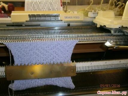 Вязание silver reed