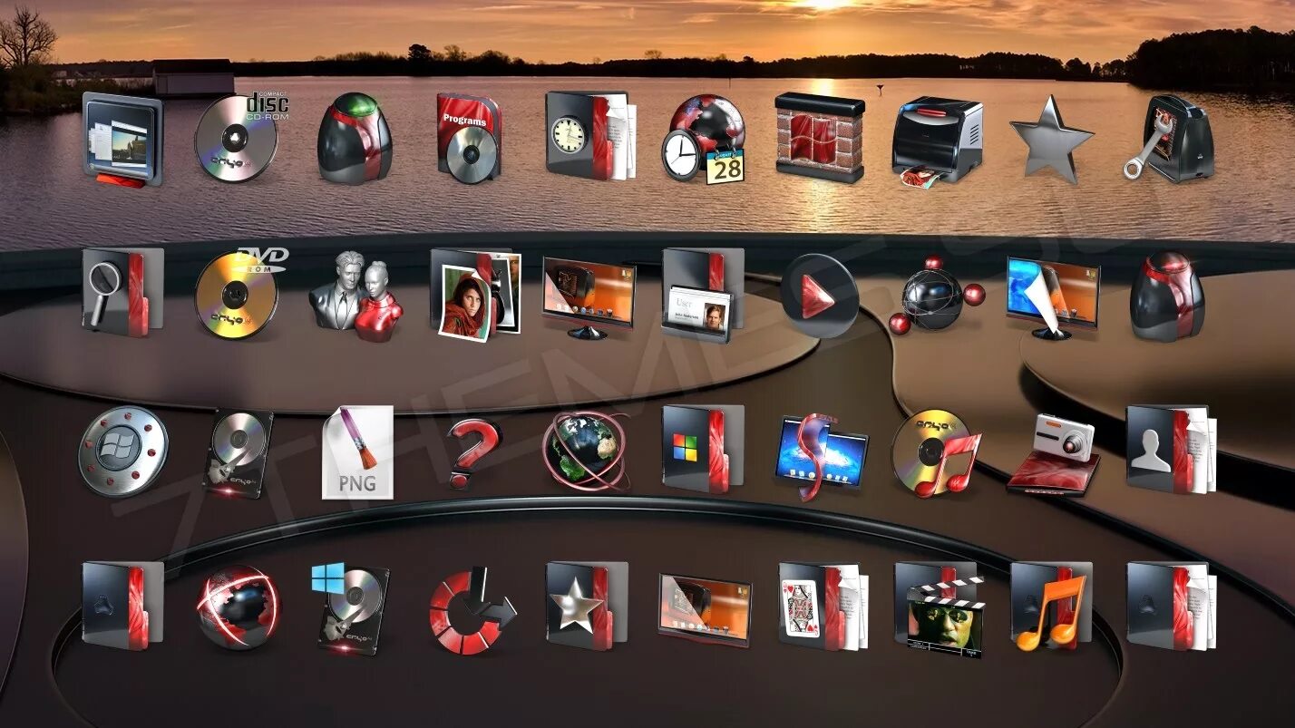 Значки для windows 10 с автоматической установкой