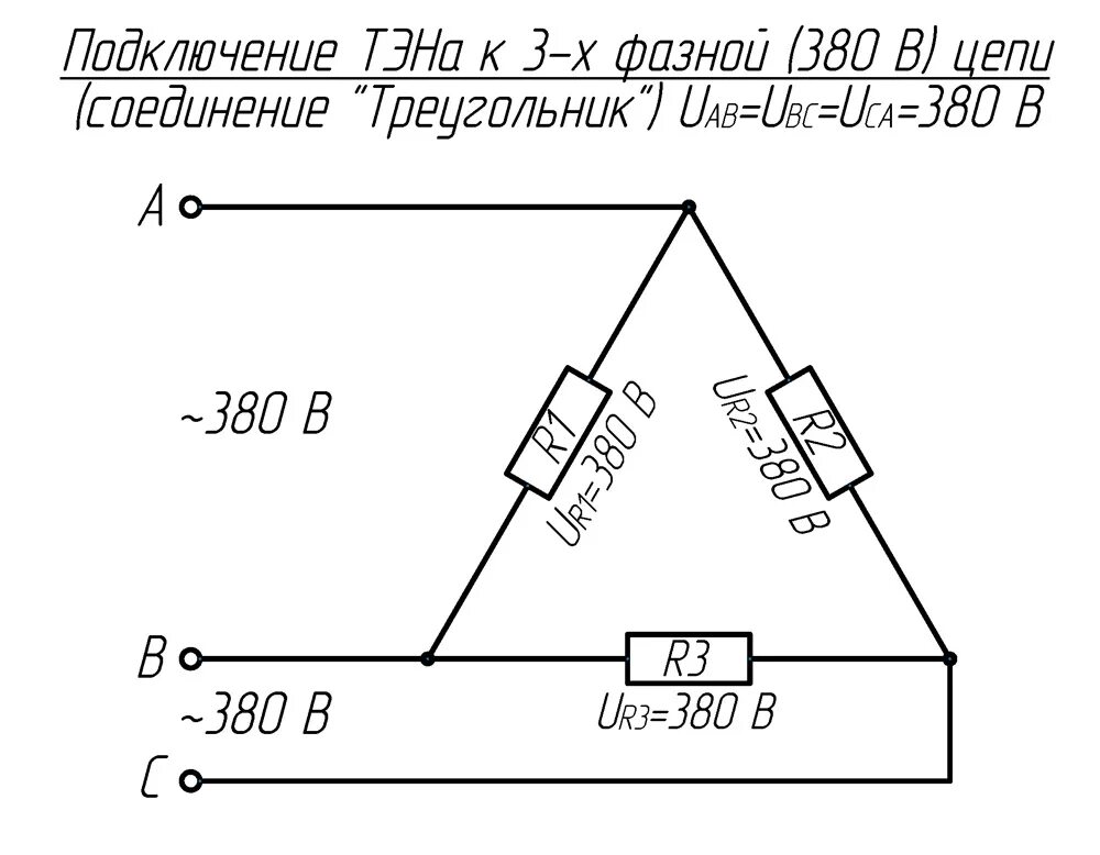 Подключение нагревательного элемента. Схема подключения ТЭНОВ на 380. Схема подключения трехфазного ТЭНА. Схема подключения ТЭНОВ на 380 треугольник. Схема подключения ТЭН 220 В треугольник.