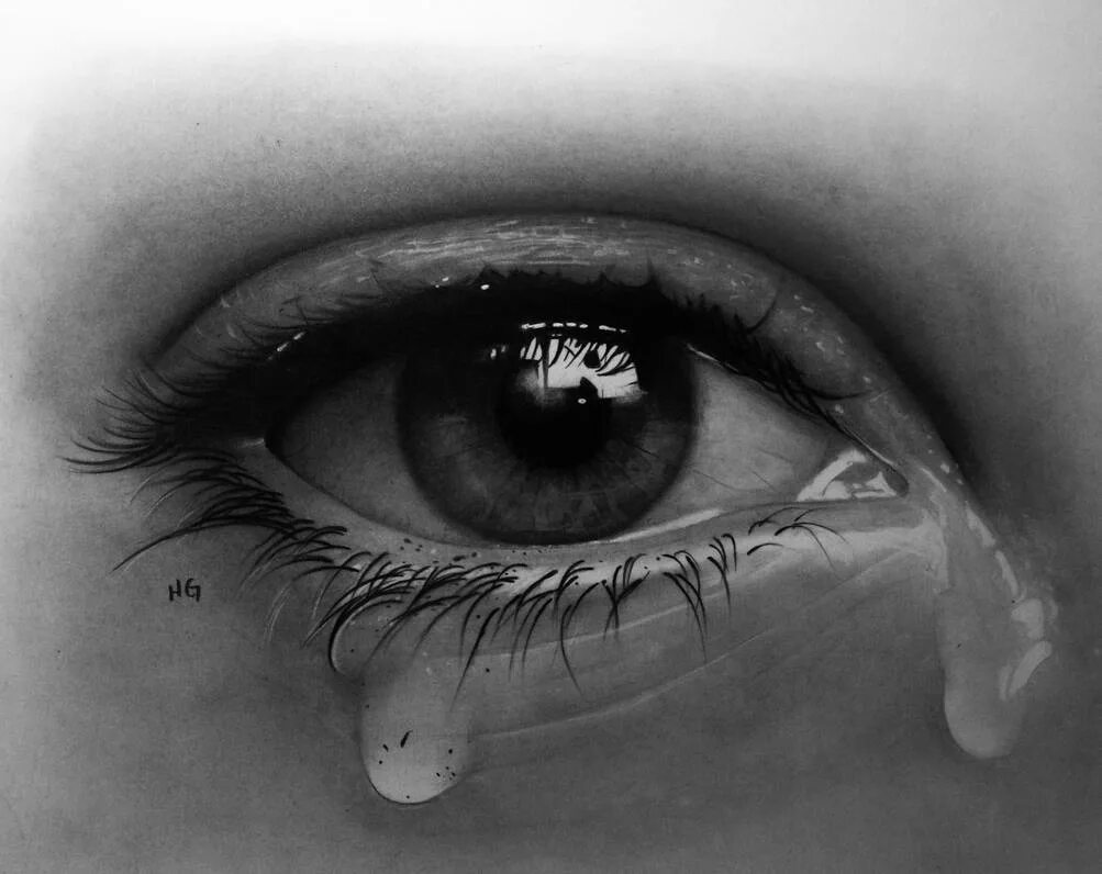Crying on its own
