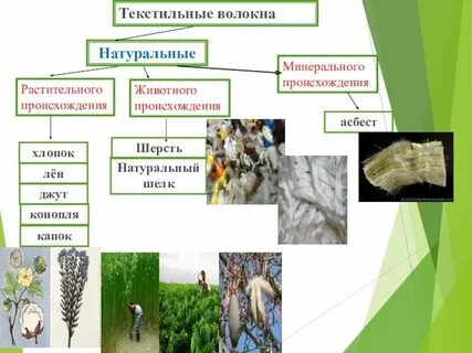 Свойства волокон растительного происхождения