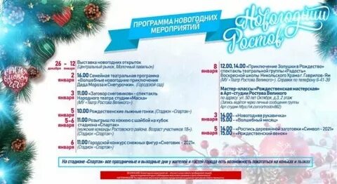 Новогодняя программа отчет