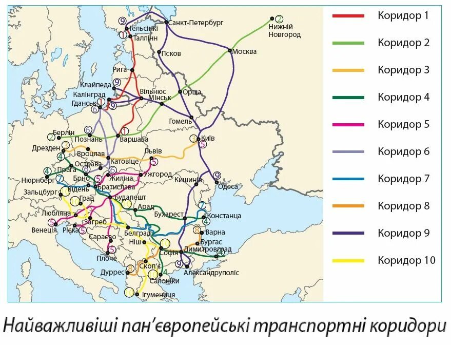 Панъевропейский транспортный коридор № 1. Панъевропейский транспортный коридор 1 на карте. Схема панъевропейских транспортных коридоров. Панъевропейский транспортный коридор № 9.