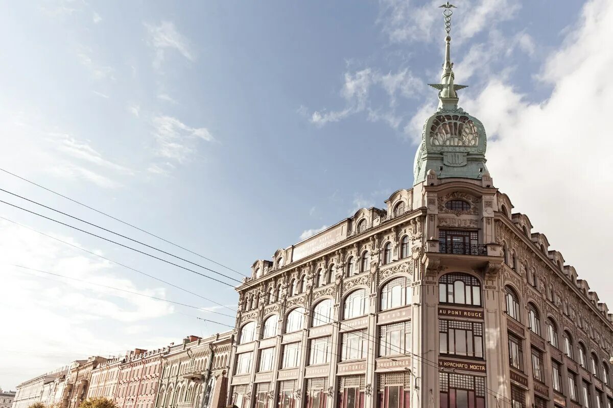 Au pont rouge. Торговый дом эсдерс и схейфальс санкт-петербург. здание &quot;эсдерс и схейфальс&quot; у красного моста.. у красного моста. au pont rouge. универмаг у красного моста санкт-петербург.
