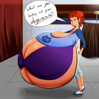 Big, Round, and Cartoonishly Large Breasts II:Electric Boogaloo.