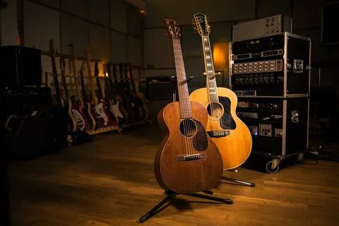 Session guitarist picked acoustic