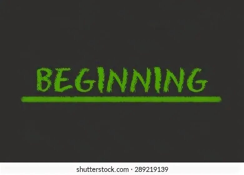 Green script. Green script