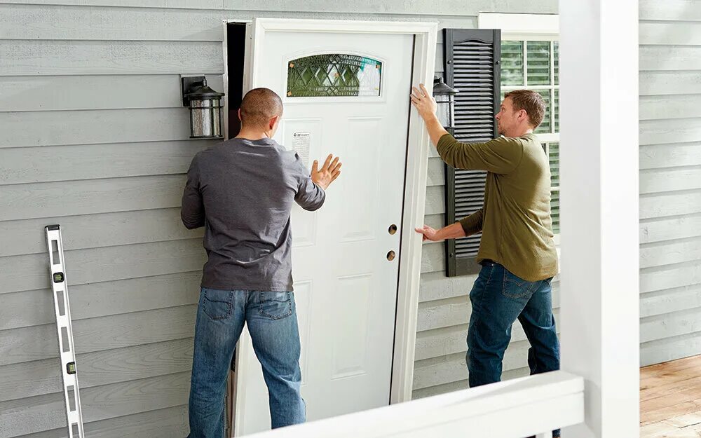 Install raw. Door installation. съемка с дверью. door installation service. installation of a metal door.