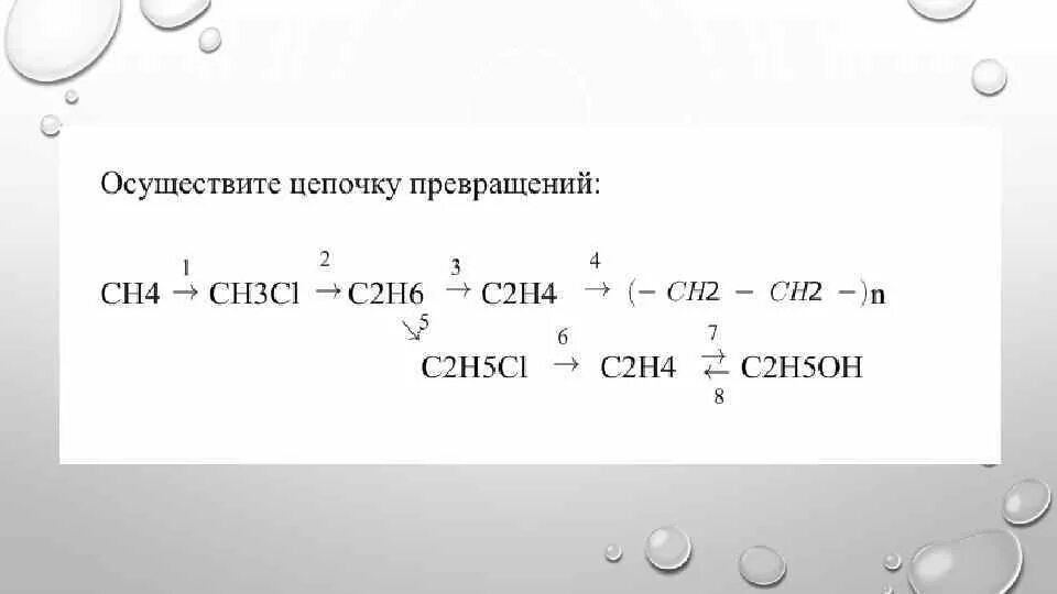 Алкены превращения