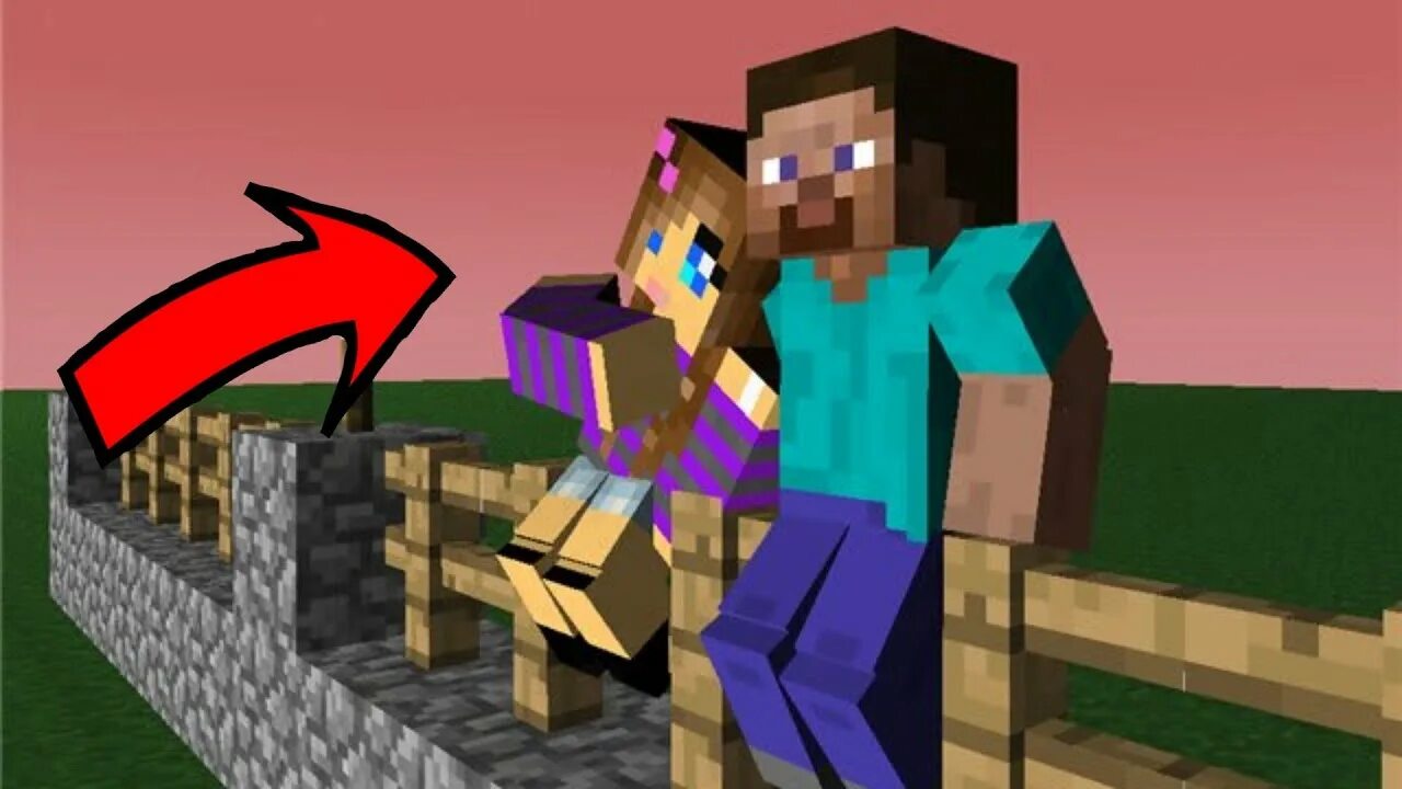 Девочка и мальчик в майнкрафте. Minecraft картинки. Стив девочка и херобрин. Майнкрафт девочки. Любовь в майнкрафте.