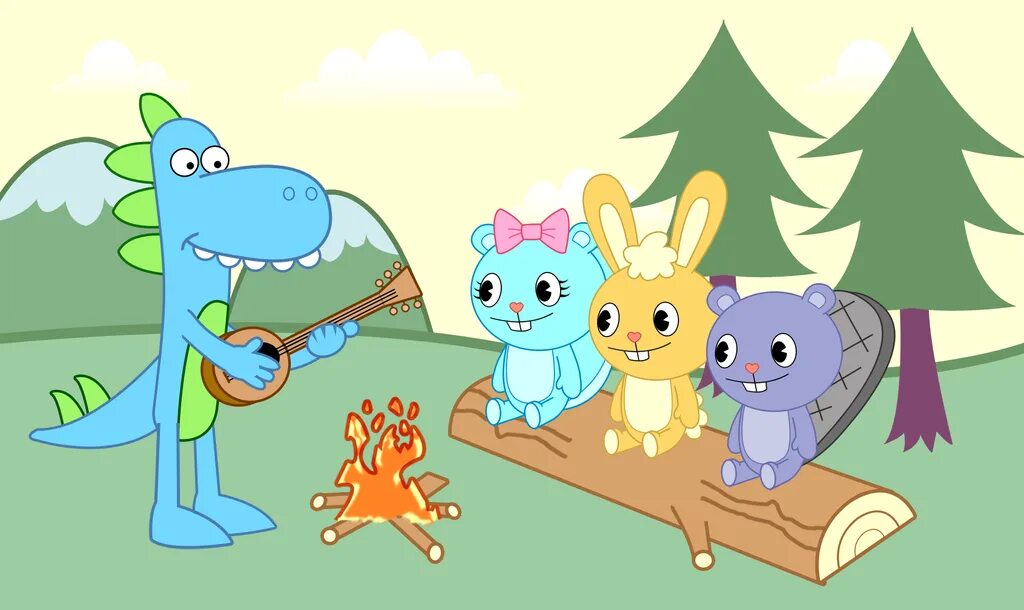 Happy tree friends 2000. HTF Banjo Frenzy. Happy Tree friends Banjo Frenzy. Happy Tree friends cuddles.