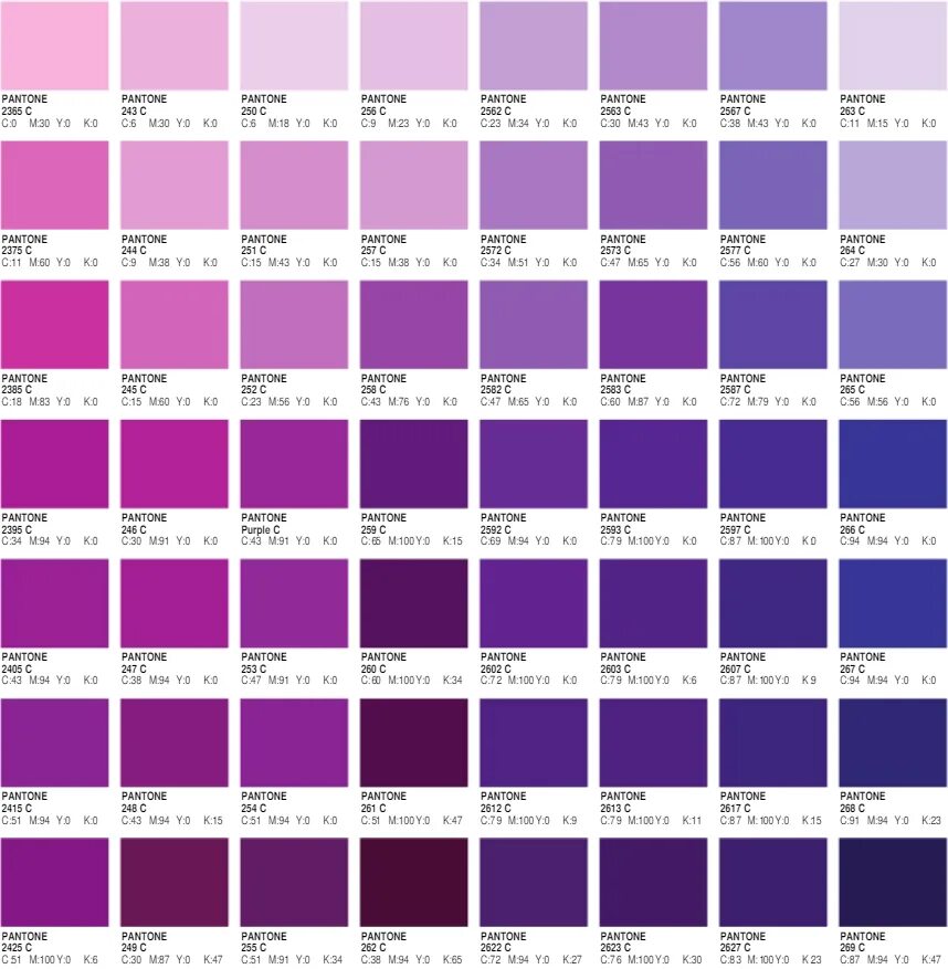 Pantone какой цвет. Пантон 263. 265c пантон. Пантон Смик таблица. Пантон 266.