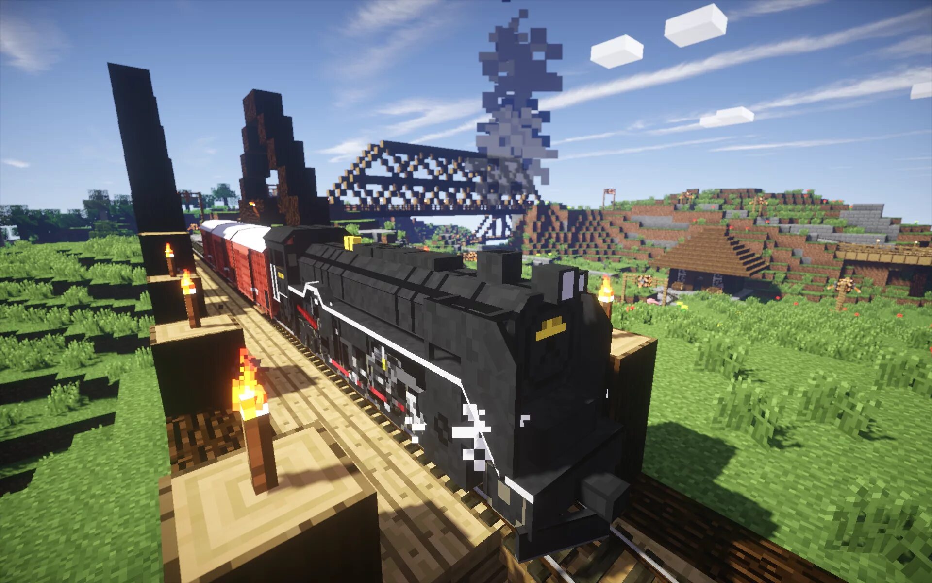 Игра майнкрафт поезда. Мод Traincraft 1.17. Traincraft 1.7.10. Иммерсив раилроадинг 1.12.2. Майнкрафт Traincraft.