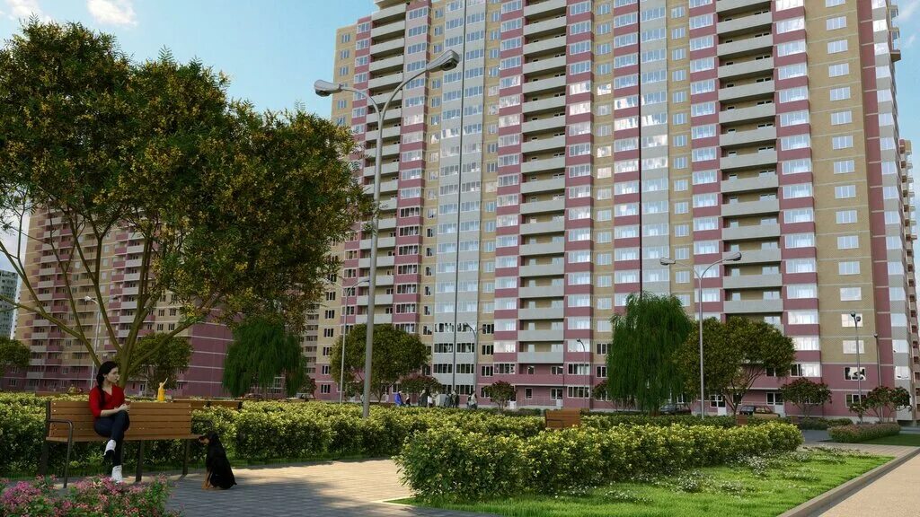 ЖК "Бауинвест" - Краснодар, ул. 40 лет Победы / ул. Героев-Разведчиков - от Стро