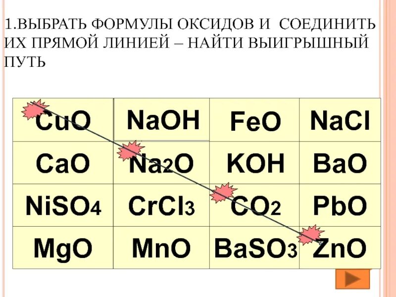 Выберите формулы оксидов. Выигрышный путь который составляет формулы оксидов. 3 Формулы оксидов. Na2o+cao.