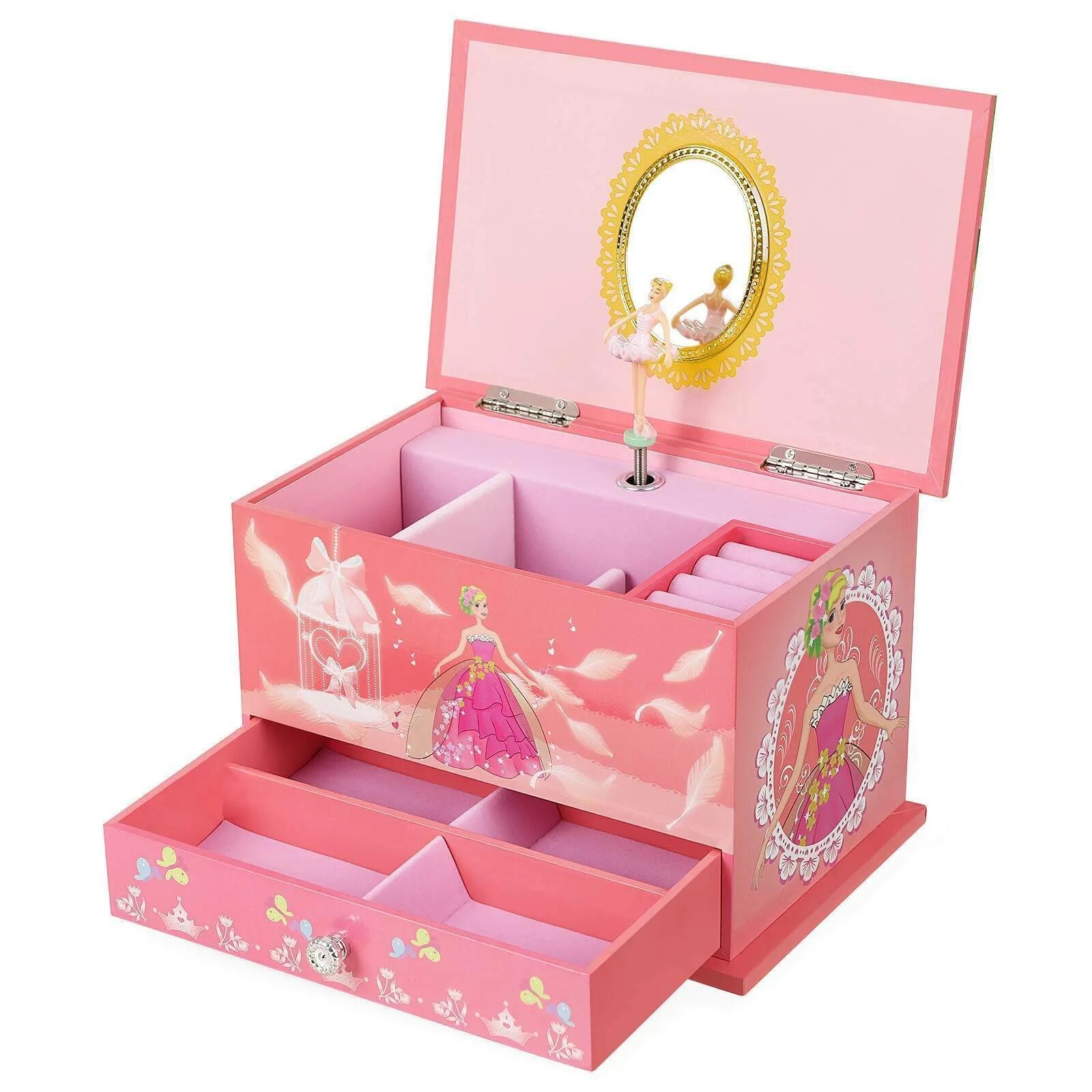 Новый год подарок 9 лет. Музыкальная шкатулка сундучок Musical jewerly Box Shenzhen Toys д54155. Подарок для девочки. Подарок девочке на 7 лет. Подарок на новый год девочке.