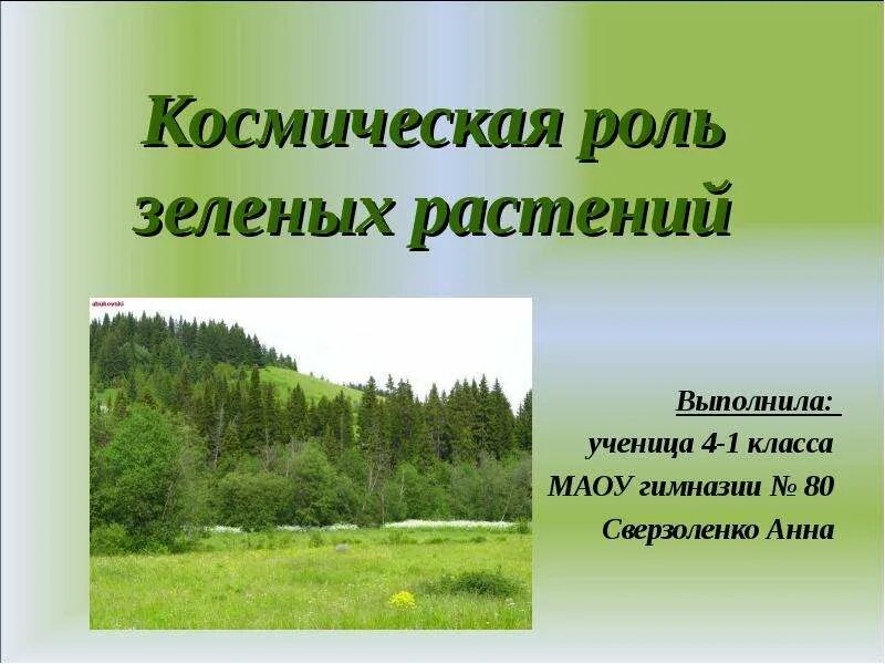 Космическая роль зеленых растений текст. Космическая роль растений. Космическая роль зеленых растений. Космическая роль зеленых растений презентация. Презентация на тему роль зеленых растений.