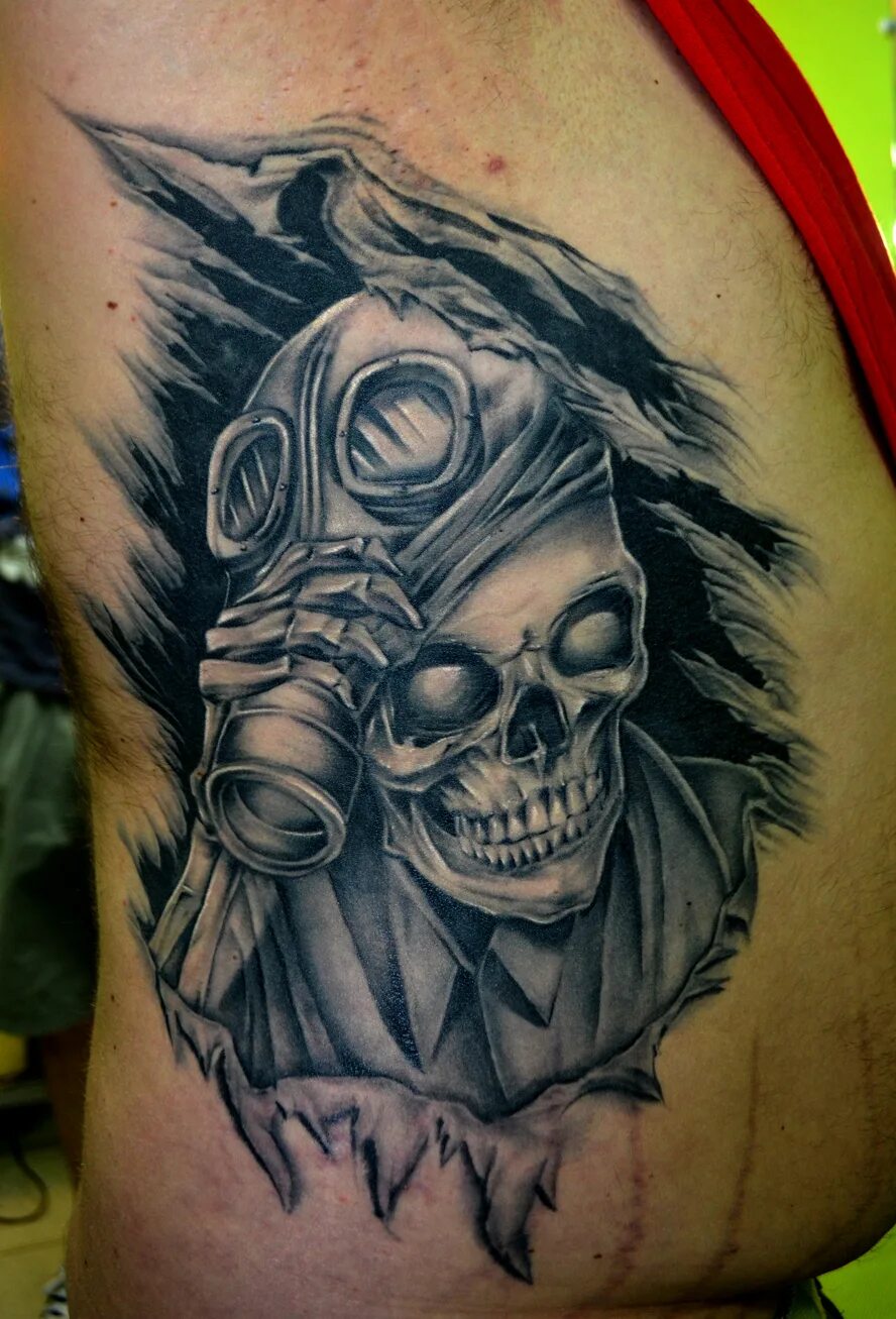 тату рхбз. тату противогаз рхбз. череп в противогазе рхбз. тату противогаз эскизы. тату противогаз на руке.