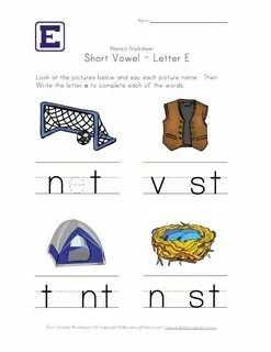 Word letter e