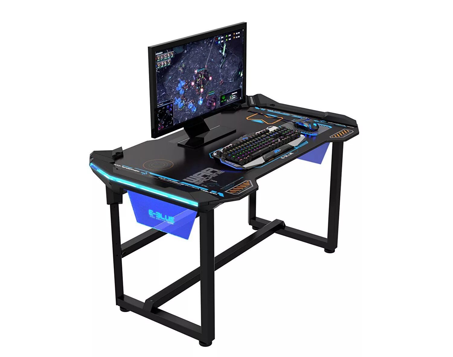 Стол компьютерный игры. Геймерский стол ДНС. Игровой стол для компьютера. Геймерские компьютерные столы. Столик для геймера.