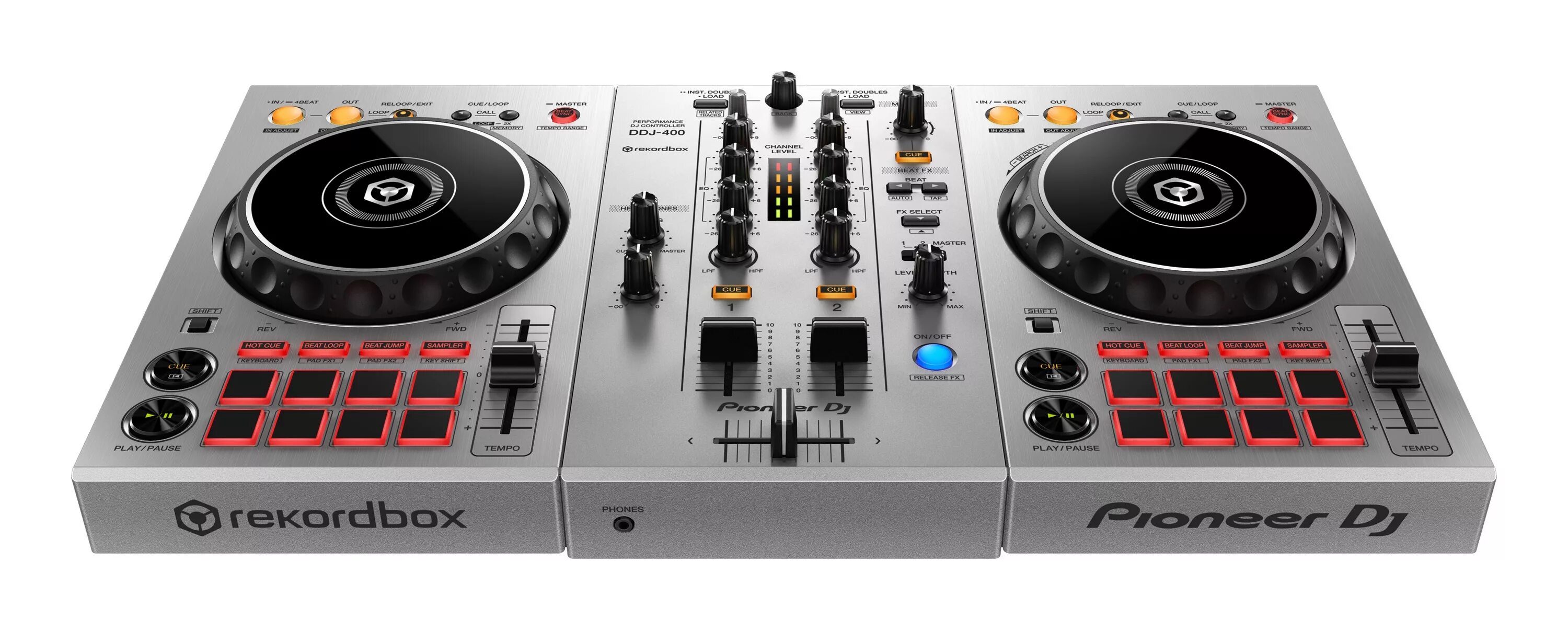 Контроллер ddj 400 купить. Pioneer DDJ-400. DJ Controller Pioneer DDJ 400. Диджейский пульт Пионер 400. Pioneer DDJ 400 White.