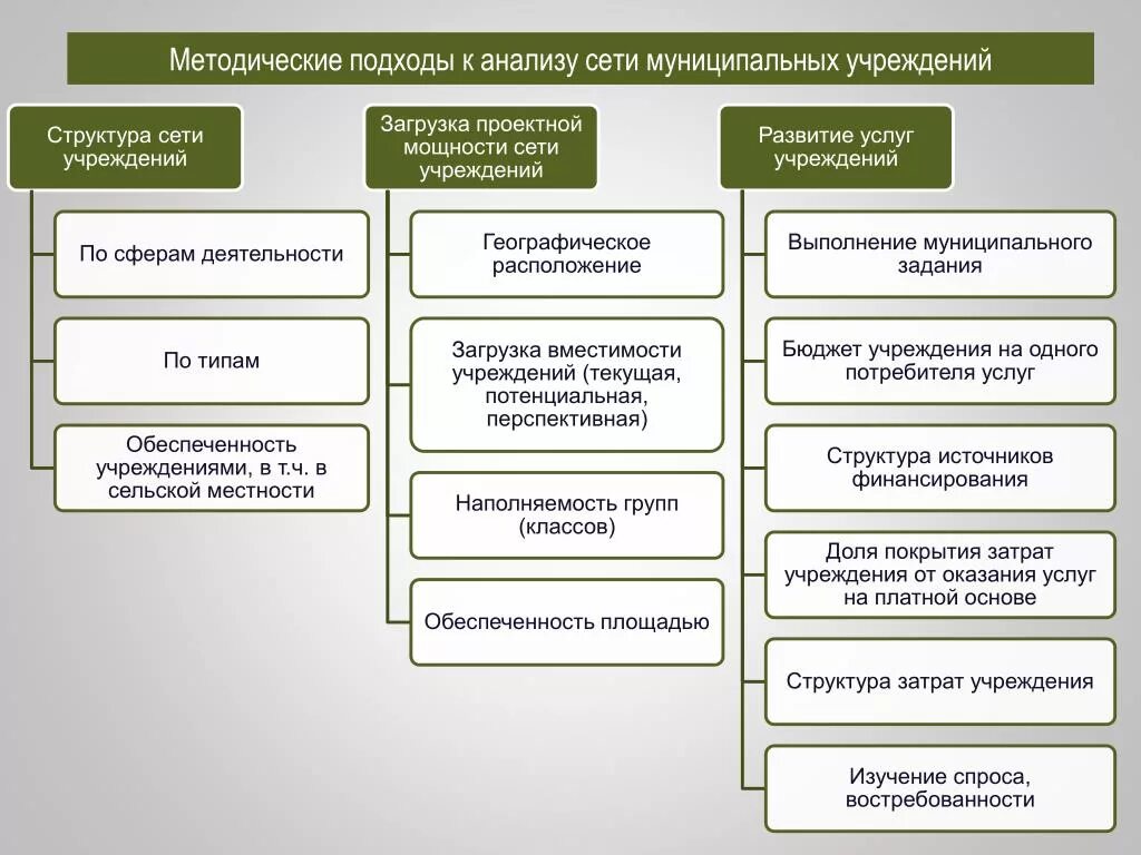 Муниципальное учреждение анализы