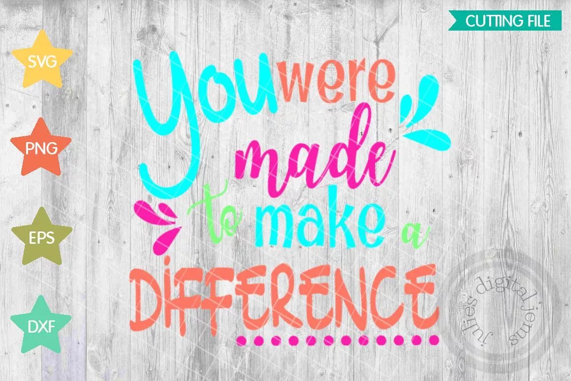 Make do ve made to you. Make a difference. to make a difference.