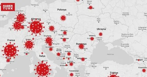Карта коронавируса в реальную
