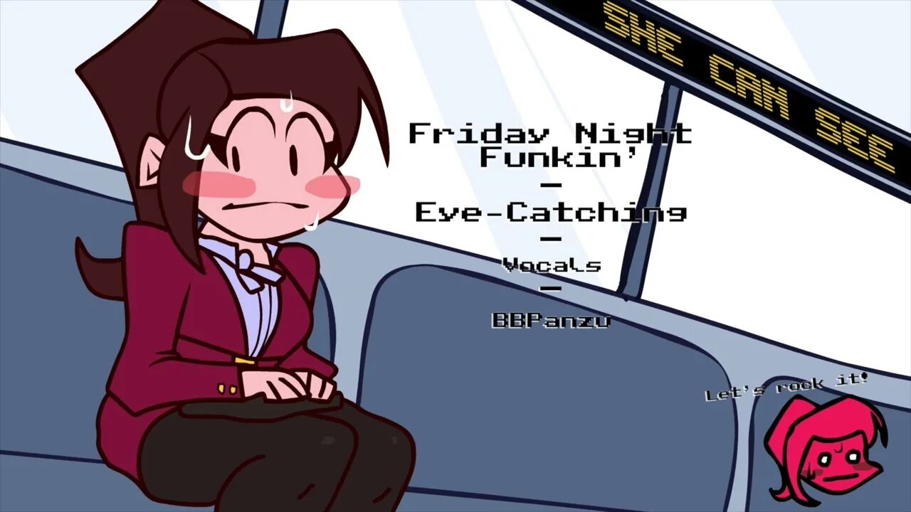 Derpixon Eye catching. Friday Night Funkin bbpanzu. Eye catching Derpixon FNF. Friday Night Funkin' - bbpanzu Train Mod.