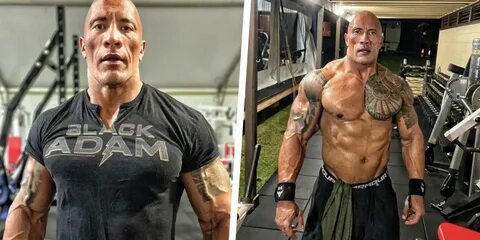 The Rock Just Shared a Look at His Black Adam Chest and Triceps Workout 