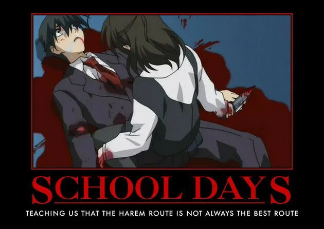 School Days концовки. Школьные дни новелла. Школьные дни новелла концовки.