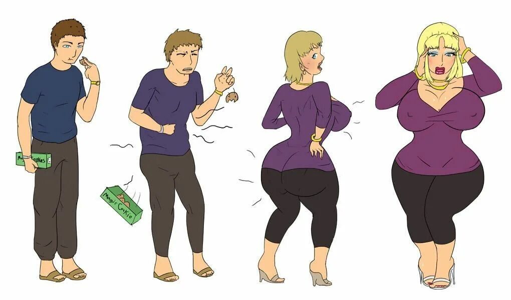 Потолстел арт. Ариана омипи толстая. Фиди тян комикс. Фиди комиксы. Девушка корова.