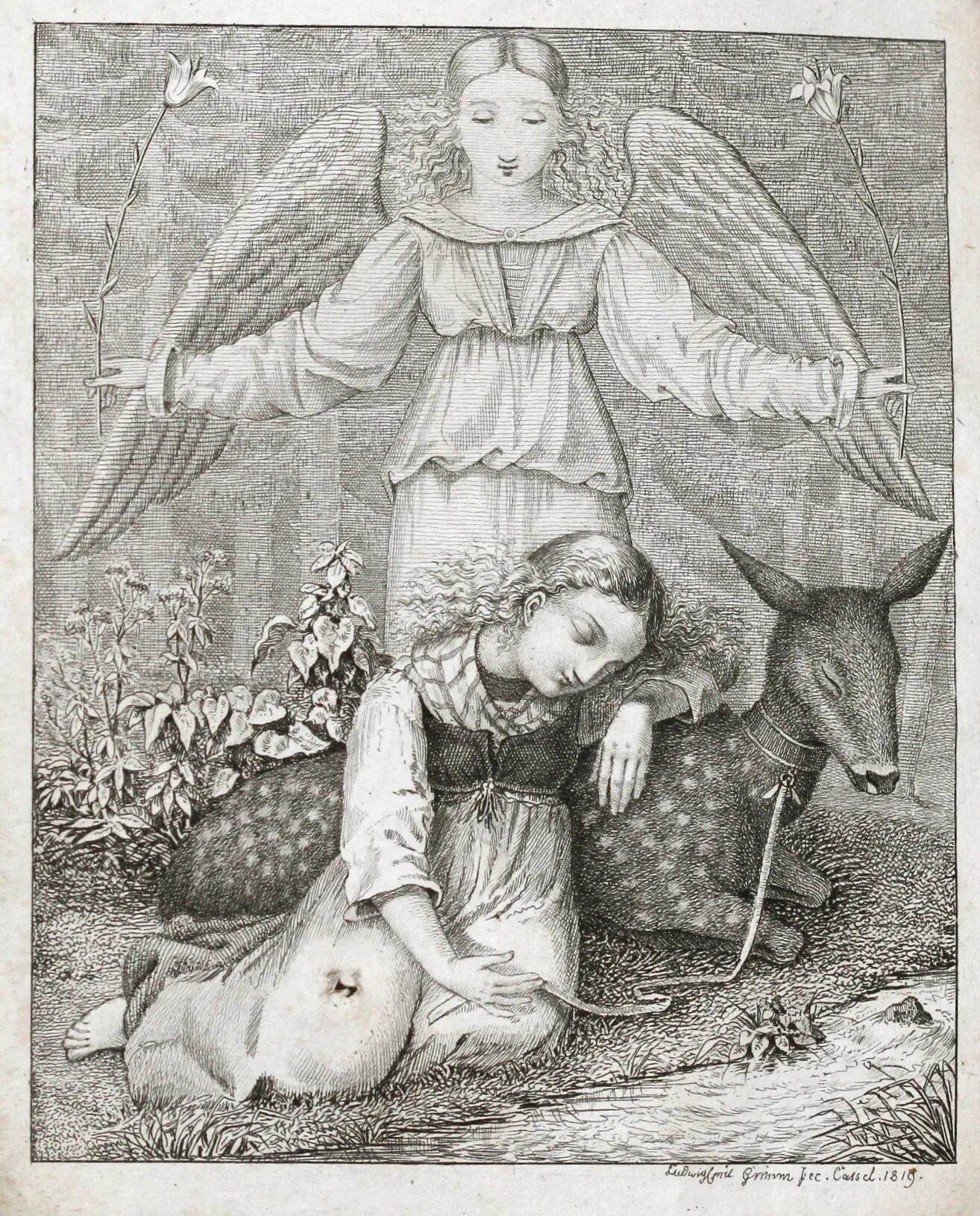 Иллюстрация Людвига Эмиля гримма.