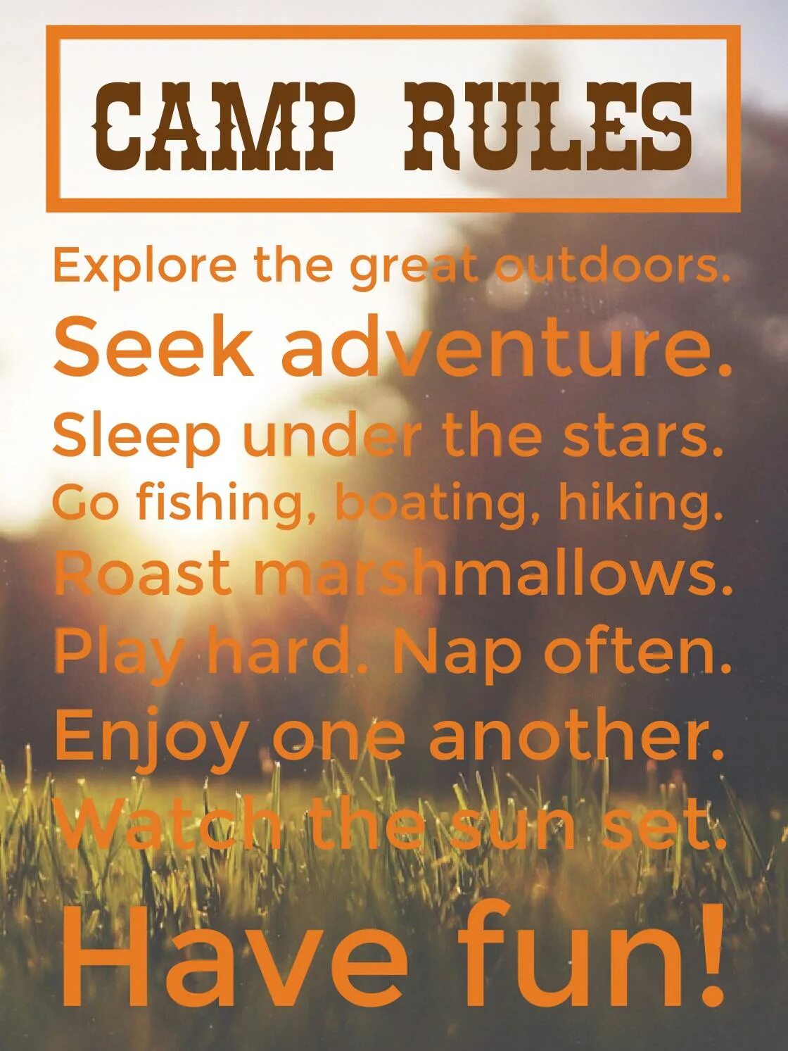 Campsite Rules. Campsite Rules 10 правил. Campsite Rules на английском. 6 Правил Campsite Rules.