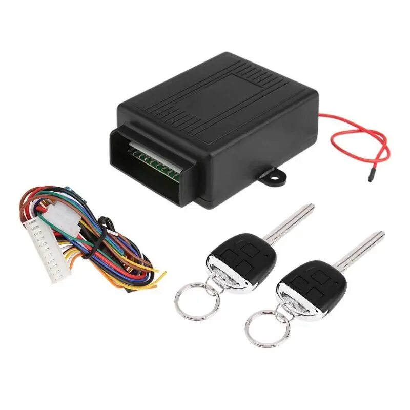Защита от взлома авто. Сигнализация для автомобиля king. Car remote control keyless entry system. Универсальный пульт для сигнализации авто. Блок центрального замка с пультом универсальный.