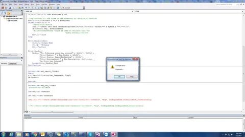 Sub or function not defined