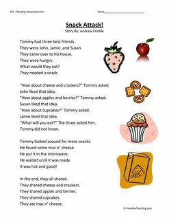 Healthy snacks 4 grade