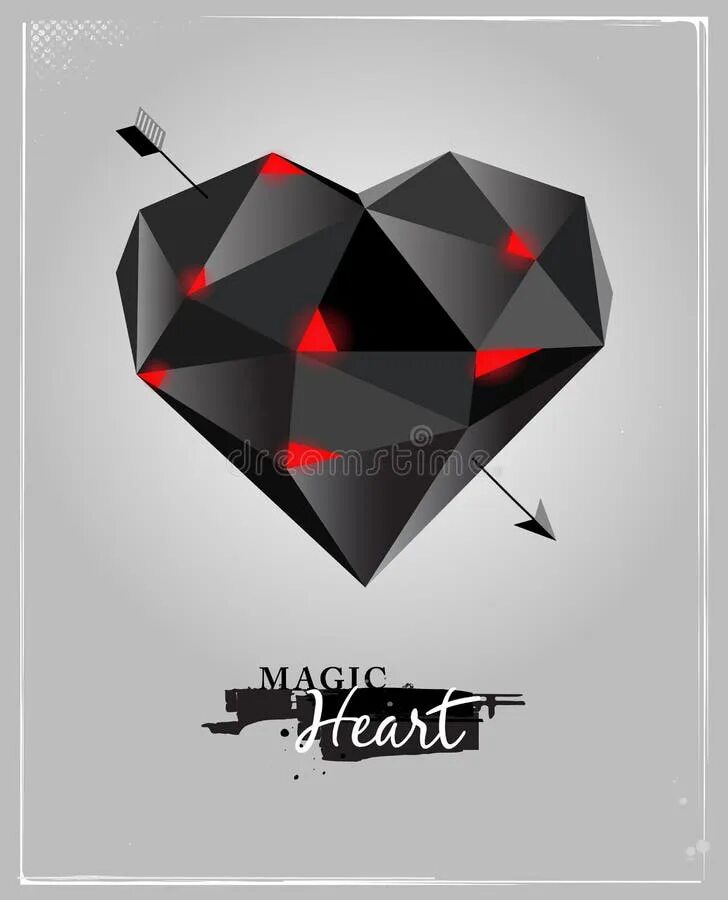 Magic heart. The magic heart. Neon heart no background. Locket. Magic heart.