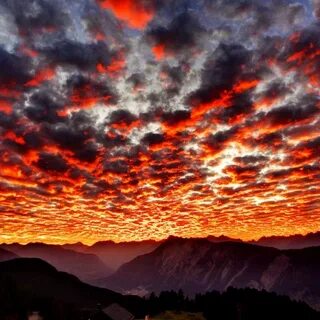Burned sky