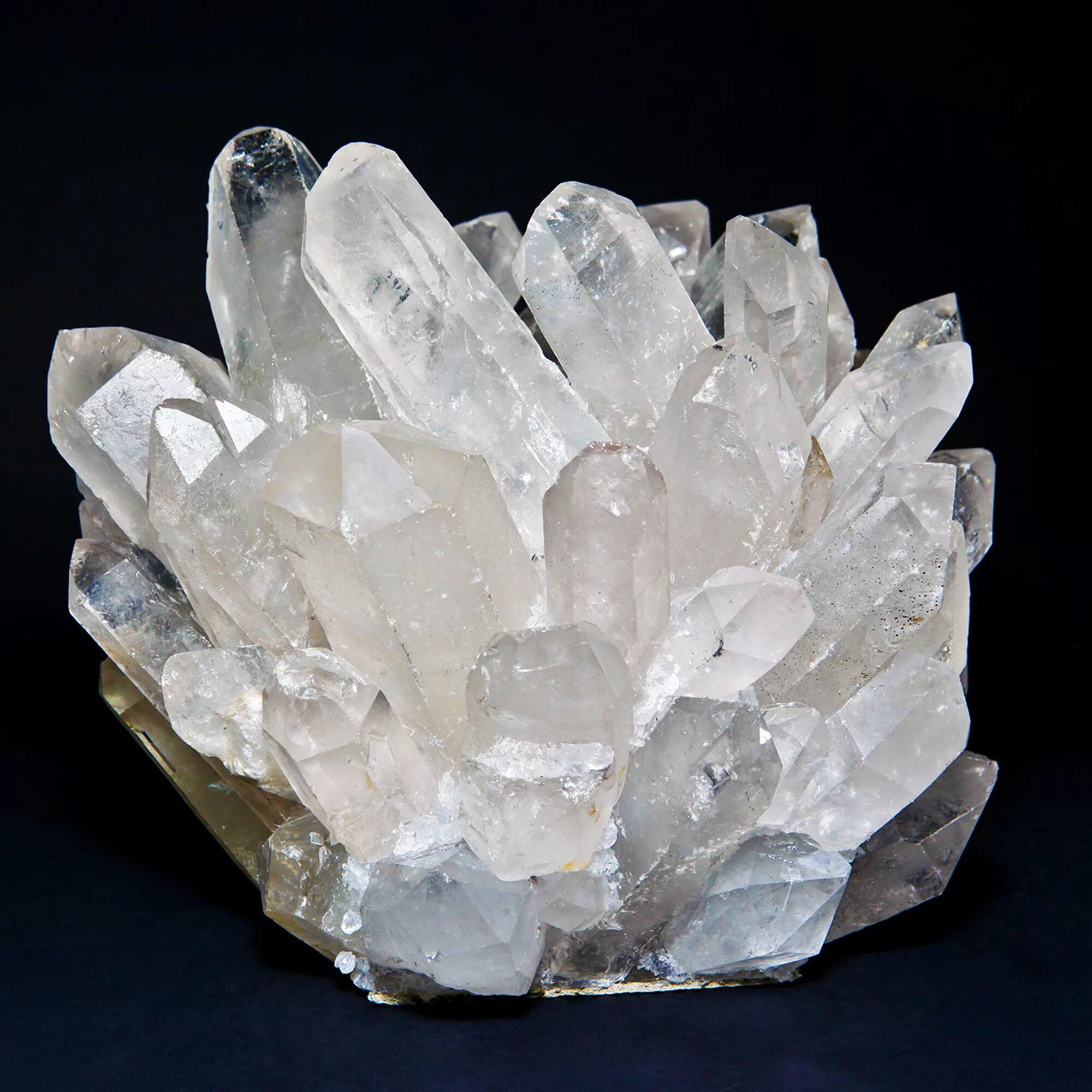Куартс Кристал. Кварц 09121 Ice Crystal. Clear Quartz камень.