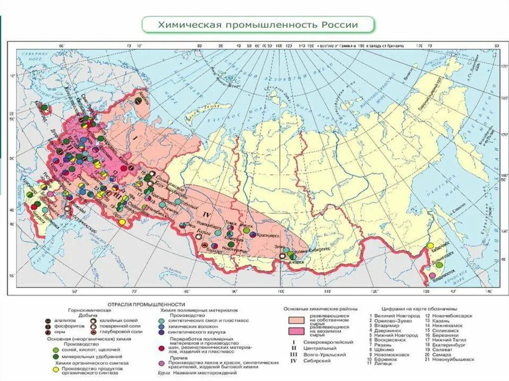 Центры химической промышленности в России на контурной карте. Контурная карта хим промышленности России. Карта хим промышленности России. Атлас центры химической промышленности России.