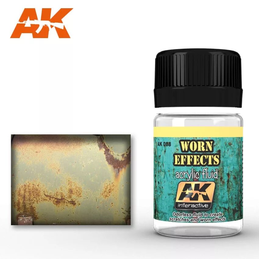 Worn effect. Ak8040 жидкость для имитации corrosion texture - 100ml (acrylic) ak-interactive. ak089 жидкость для сколов heavy chipping effects acrylic fluid ak-interactive. ak088 worn effects. ak8008 жидкость для имитации воды still water - 250ml (acrylic) ak-interactive.