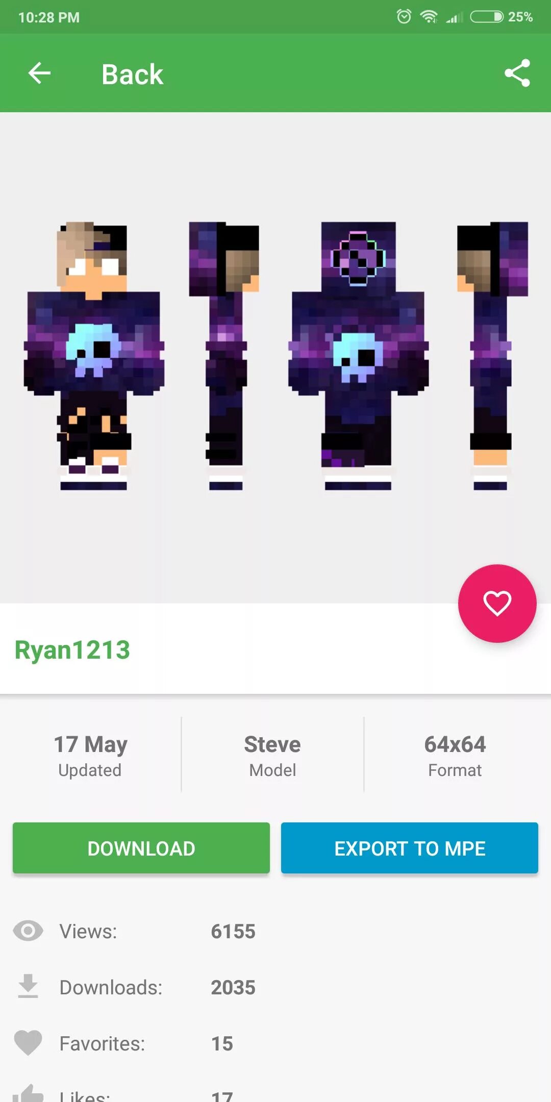M skins