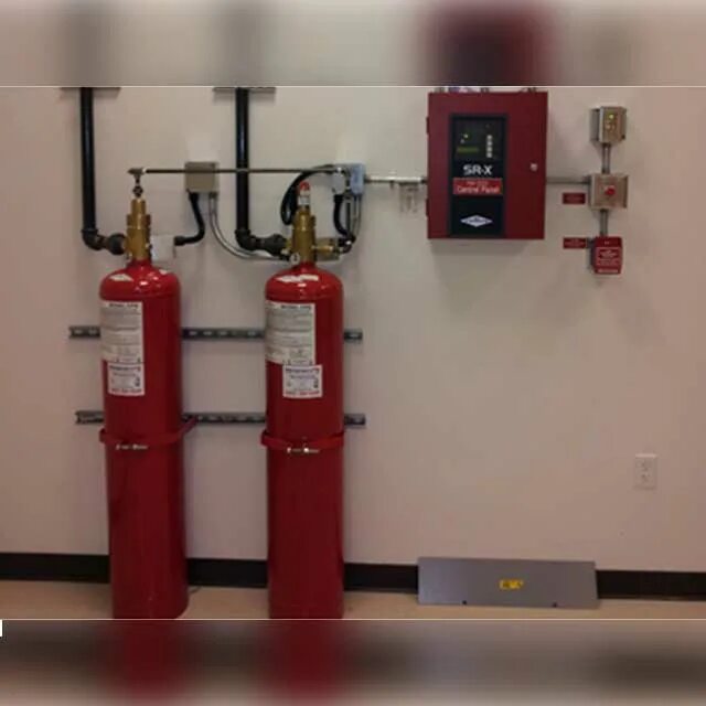 Novec 1230 Fire Suppression Systems. Fm 200. Clean agent Fire Suppression System. Fire-Suppression cylinder.