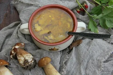 Грибной суп из маслят