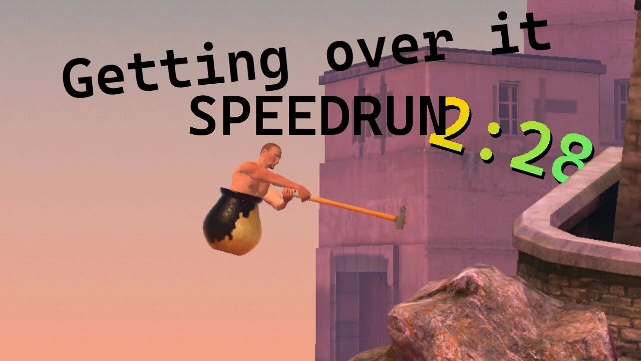 Getting over it спидран. Геттинг овер ИТ. Сюжет getting over it. Новый getting over it.