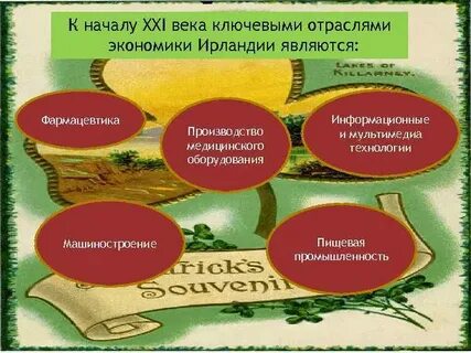 Отрасли промышленности ирландии