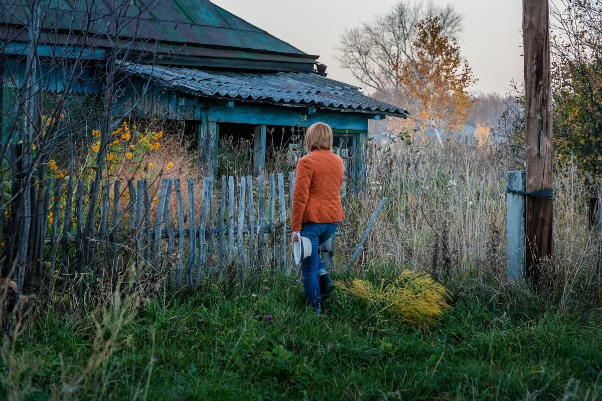 Вернулась в родную деревню