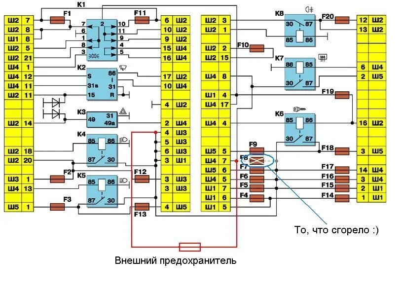 Предохранитель задних габаритов. Схема блока предохранителей ВАЗ 2110. Схема блока предохранителей ВАЗ 2110 2003 года. Предохранительный блок ВАЗ 2110 схема. Разъем монтажного блока 2110.